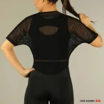 کراپ خفاشی ورزشی زنانه مشکی