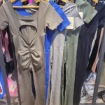 اورال دمپا یقه خشتی آستین بلند باسن چین دار