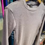 بادی یقه 3 سانتی تک رنگ فری سایز - Image 2