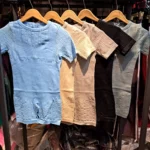 رامپر نیم آستین تور دار یقه باز