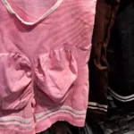 رامپر ورزشی کبریتی نیم آستین یقه گرد باسن چین دار پشت باز