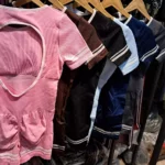 رامپر ورزشی کبریتی نیم آستین یقه گرد باسن چین دار پشت باز