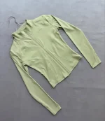 سویشرت جلو زیپ دار ورزشی زنانه اسپندکس کد007