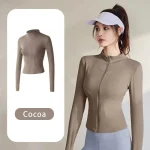 سویشرت جلو زیپ دار ورزشی زنانه اسپندکس کد007