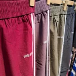 شلوار بگ کتان دو خط