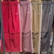 شلوار بگ کتان دو خط