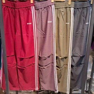 شلوار بگ کتان دو خط