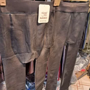 لگ زنانه داخل کرک سه بعدی تک رنگ مشکی