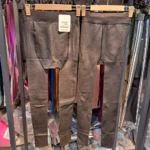 لگ زنانه داخل کرک سه بعدی تک رنگ مشکی