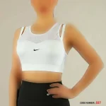نیم تنه پشت تور ورزشی زنانه کاپ متحرک اسلب کد 557