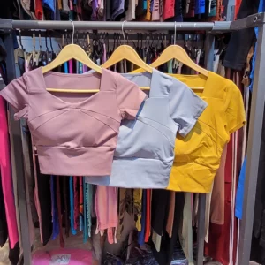 کراپ نیم آستین وارداتی کد 001