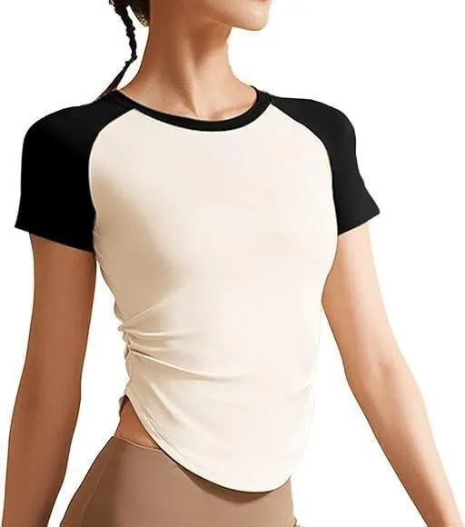 تیشرت اسپندکس بغل گت دار زنانه و دخترانه 3
