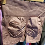 ست نیم تنه گره ای و شورتک پشت چین سیملس گرم بالا
