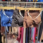 ست نیم تنه گره ای و شورتک پشت چین سیملس گرم بالا