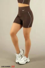 شورتک ورزشی زنانه مغزی دوزی کارول کد 222