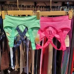 نیم تنه ورزشی زنانه پشت ضربدری دو رنگ