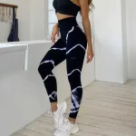 لگ ورزشی کمر گنی سیملس پشت چین دار رعدوبرقی