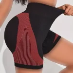 شورتک ورزشی زنانه طرح دار سیملس پشت چین دار وارداتی