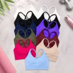 نیمتنه ورزشی زنانه پشت بندی قزن دار خارجی کد 88_1