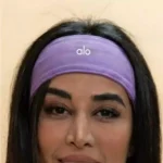 هدبند ورزشی کشی ریون الو alo بنفش