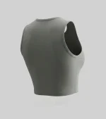 کراپ ورزشی دخترانه مغزی دار Zip Up کد 658