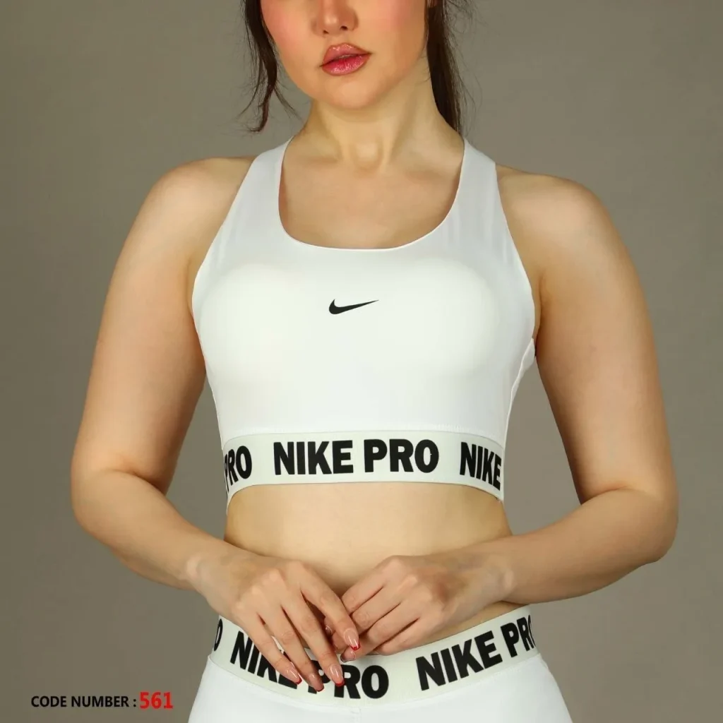 نیم تنه پشت بندی نوشته دار نایک پرو Nike Pro کد 561