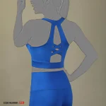 نیم تنه ورزشی پشت بندی دخترانه پاور کد 519
