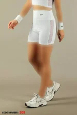 شورتک ورزشی بغل تور زنانه ایروبیک Aerobic کد 209