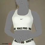 نیم تنه پشت بندی نوشته دار نایک پرو Nike Pro کد 561