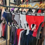 نیم تنه پشت بندی نوشته دار نایک پرو Nike Pro کد 561