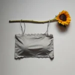 نیم تنه لیزری دخترانه وارداتی دوبندی کد 2040 رنگ پاستیلی طوسی